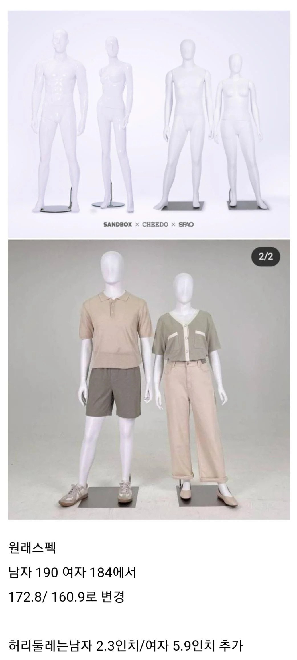 더쿠 - 스파오에서 선보인 평균체형 마네킹..jpg 더쿠 - 스파오에서 선보인 평균체형 마네킹..Jpg